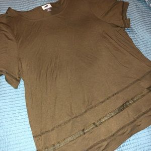 Old Navy green top